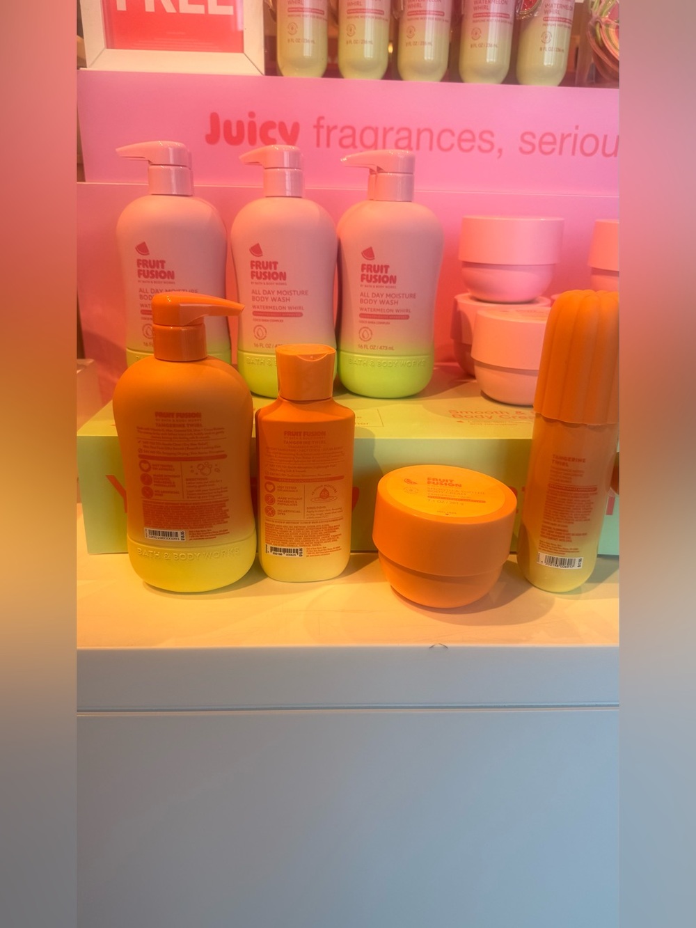 Bath & body Works fruit fusion tangerine set - Picture 2 of 2